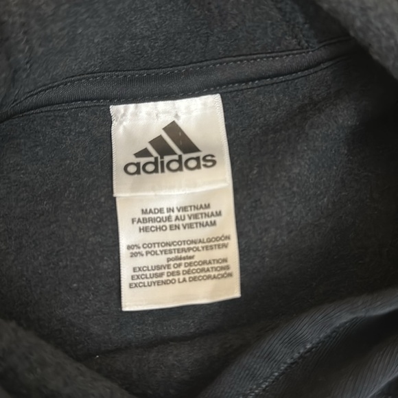 🌺🌺 NWOT ADIDAS SWEATER WITH HOODIE SIZE M (10/12) - Picture 3 of 5